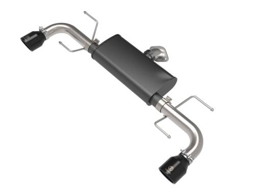 aFe Power - 49-37021-B | AFE Power Takeda 2-1/2 IN 304 Stainless Steel Axle-Back Exhaust System w/ Black Tip (2017-2024 CX-5 L4-2.5/2.5L t)