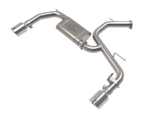 aFe Power - 49-37027-P | AFE Power Takeda 3 IN 304 Stainless Steel Axle-Back Exhaust w/ Polished Tips (2022-2023 Elantra N L4-2.0L t)