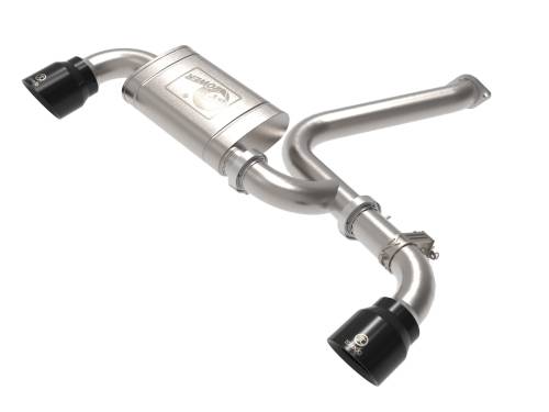 aFe Power - 49-37032-B | AFE Power Takeda 3 IN 304 Stainless Steel Axle-Back Exhaust w/ Black Tips (2022-2023 Kona N L4-2.0L t)