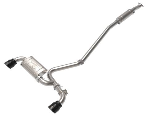 aFe Power - 49-37033-B | AFE Power Takeda 3 IN 304 Stainless Steel Cat-Back Exhaust w/ Black Tips (2022-2023 Kona N L4-2.0L t)