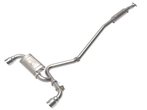 aFe Power - 49-37033-P | AFE Power Takeda 3 IN 304 Stainless Steel Cat-Back Exhaust w/ Polished Tips (2022-2023 Kona N L4-2.0L t)