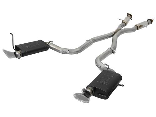 aFe Power - 49-38059 | AFE Power MACH Force-Xp 3 IN 304 Stainless Steel Cat-Back Exhaust System w/ Resonator (2012-2021 Grand Cherokee WK2 V8-6.4L/V8-6.2L sc)