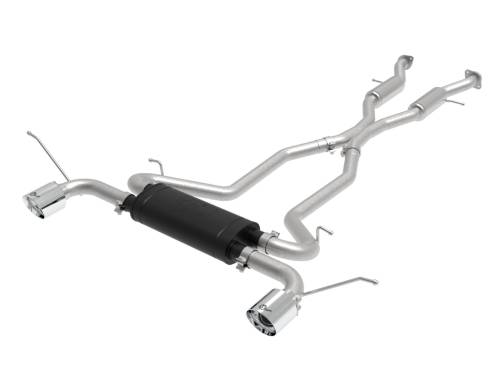 aFe Power - 49-38085-P | AFE Power Vulcan Series 3 IN 304 Stainless Steel Cat-Back Exhaust System Polished (2011-2021 Grand Cherokee WK2 V8-5.7L)