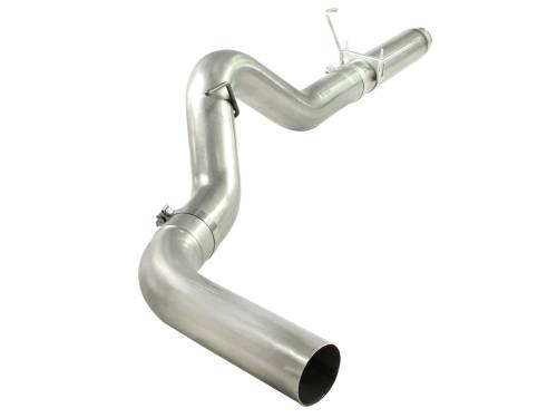 aFe Power - 49-42016 | AFE Power Large Bore-HD 5 IN 409 Stainless Steel DPF-Back Exhaust System (2007-2012 Ram 2500, 3500 Pickup L6-6.7L td)