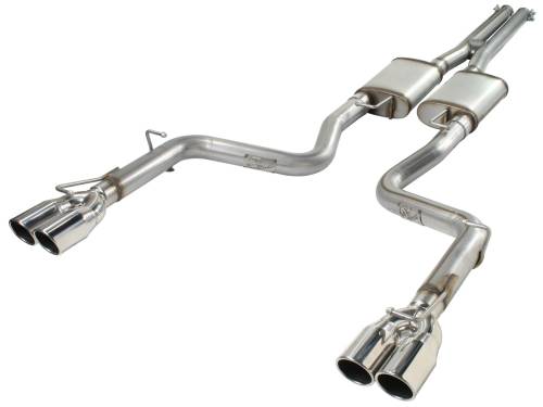 aFe Power - 49-42017 | AFE Power MACH Force-Xp 3 IN 409 Stainless Steel Cat-Back Exhaust System (2009-2014 Challenger)