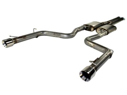 aFe Power - 49-42024 | AFE Power MACH Force-Xp 3 IN 409 Stainless Steel Cat-Back Exhaust System (2006-2010 Charger)