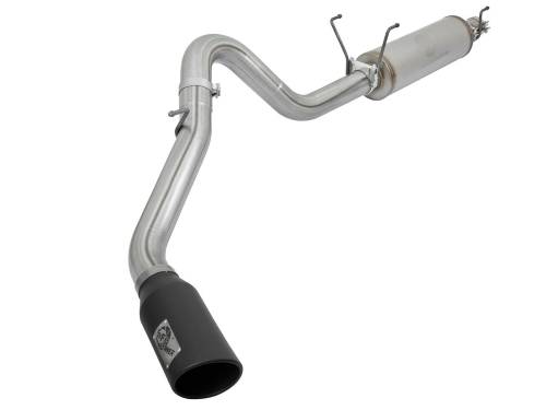 aFe Power - 49-42056-B | AFE Power MACH Force-Xp 4 IN 409 Stainless Steel Cat-Back Exhaust System w/ Black Tip (2014-2024 Ram 2500, 3500 Pickup V8-6.4L)