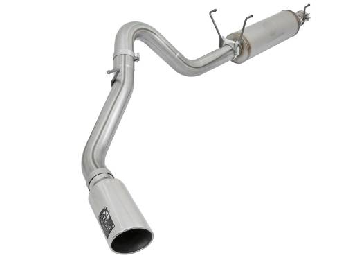 aFe Power - 49-42056-P | AFE Power MACH Force-Xp 4 IN 409 Stainless Steel Cat-Back Exhaust System w/ Polished Tip (2014-2024 Ram 2500, 3500 Pickup V8-6.4L)