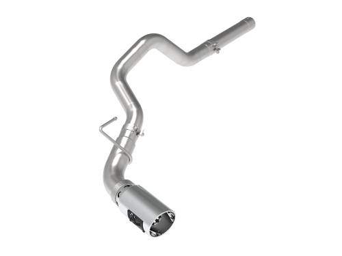 aFe Power - 49-42065-P | AFE Power Large Bore-HD 3 IN 409 Stainless Steel DPF-Back Exhaust System w/Polished Tip (2014-2019 Ram 1500 Pickup V6-3.0L td)