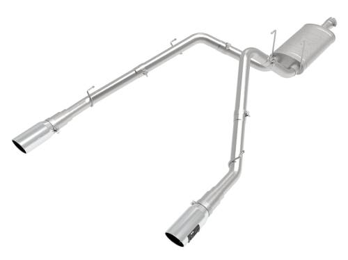 aFe Power - 49-42074-P | AFE Power Apollo GT Series 3 IN 409 Stainless Steel Cat-Back Exhaust System w/ Polish Tip (2009-2024 Ram 1500 Pickup V8-5.7L)