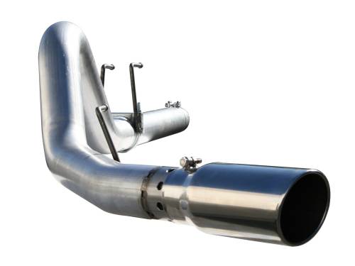 aFe Power - 49-43006 | AFE Power Large Bore-HD 4 IN 409 Stainless Steel DPF-Back Exhaust System (2008-2010 F250, F350 Super Duty V8-6.4L td)