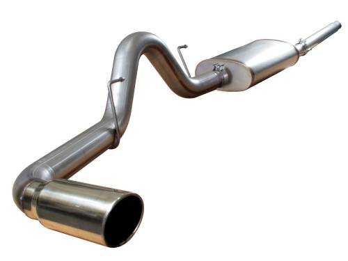 aFe Power - 49-43011 | AFE Power MACH Force-Xp 3 IN 409 Stainless Steel Cat-Back Exhaust System (2004-2008 F150 Pickup V8-4.6/5.4L)