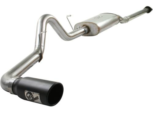 aFe Power - 49-43015-B | AFE Power MACH Force-Xp 3 IN 409 Stainless Steel Cat-Back Exhaust System w/Black Tip (2009-2010 F150 Pickup V8-4.6/5.4L)