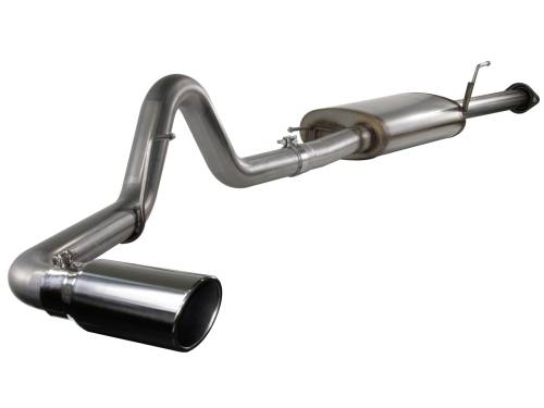 aFe Power - 49-43033 | AFE Power MACH Force-Xp 3 IN 409 Stainless Steel Cat-Back Exhaust System (2011-2014 F150 Pickup V8-5.0L)