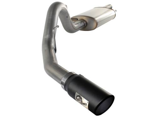 aFe Power - 49-43037-B | AFE Power MACH Force-Xp 3-1/2 IN 409 Stainless Steel Cat-Back Exhaust System w/Black Tip (2010-2014 F150 Pickup V8-6.2L)