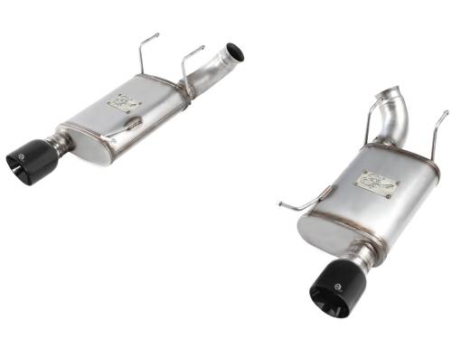 aFe Power - 49-43052-B | AFE Power MACH Force-Xp 3 IN 409 Stainless Steel Axle-Back Exhaust System w/Black Tip (2011-2014 Mustang V8-5.0L)