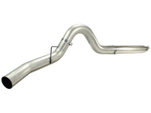 aFe Power - 49-43054 | AFE Power Large Bore-HD 5 IN 409 Stainless Steel DPF-Back Exhaust System (2008-2010 F250, F350 Super Duty V8-6.4L td)