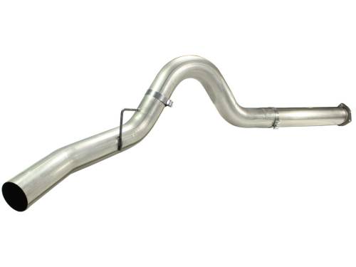 aFe Power - 49-43055 | AFE Power Large Bore-HD 5 IN 409 Stainless Steel DPF-Back Exhaust System (2011-2014 F250, F350 Super Duty V8-6.7L td)