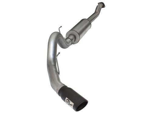 aFe Power - 49-43069-B | AFE Power MACH Force-Xp 4 IN Stainless Steel Cat-Back Exhaust System w/Black Tip (2015-2020 F150 Pickup V6-2.7L/3.5L tt)