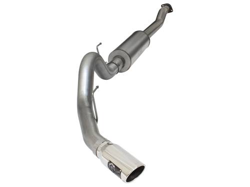 aFe Power - 49-43069-P | AFE Power MACH Force-Xp 4 IN 409 Stainless Steel Cat-Back Exhaust System w/Polished Tip (2015-2020 F150 Pickup V6-2.7L/3.5L tt)