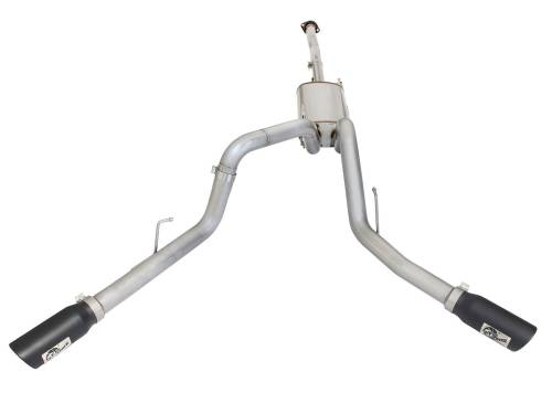 aFe Power - 49-43070-P | AFE Power MACH Force-Xp 3 IN 409 Stainless Steel Cat-Back Exhaust System w/Polished Tip (2015-2020 F150 Pickup V6-2.7L/3.5L tt)