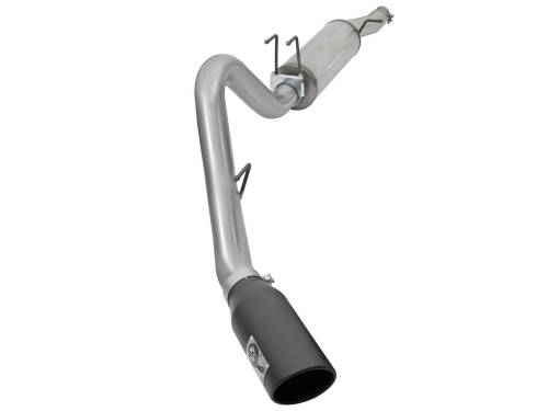 aFe Power - 49-43086-B | AFE Power MACH Force-Xp 409 Stainless Steel Cat-Back Exhaust System w/ Black Tip (2017-2024 F250, F350 Super Duty V8-6.2/7.3L)