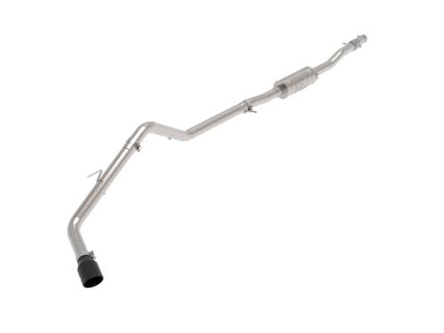 aFe Power - 49-43115-B | AFE Power Apollo GT Series 3 IN 409 Stainless Steel Cat-Back Exhaust System w/ Black Tip (2019-2023 Ranger L4-2.3L t)