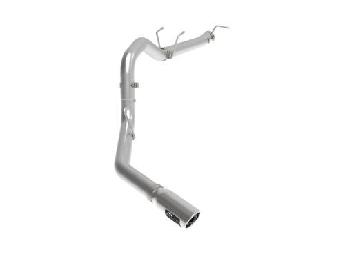 aFe Power - 49-43116NM-P | AFE Power Apollo GT Series 3-1/2 IN Stainless Steel Axle-Back Exhaust System w/ Polish Tip (2017-2024 F250, F350 Super Duty V8-6.2/7.3L)