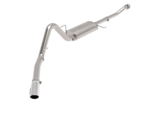 aFe Power - 49-43125-P | AFE Power Apollo GT Series 3 IN to 3-1/2 IN 409 SS Cat-Back Exhaust System w/ Polish Tip (2021-2024 F150 Pickup V6-2.7L/3.5L tt/V8-5.0L)