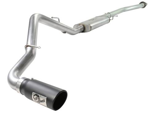 aFe Power - 49-44012-B | AFE Power MACH Force-Xp 3 IN 409 Stainless Steel Cat-Back Exhaust System w/Black Tip (1999-2003 Silverado, Sierra 1500 V6/V8)