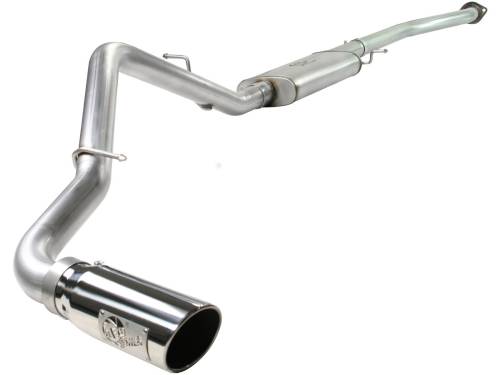 aFe Power - 49-44012-P | AFE Power MACH Force-Xp 3 IN 409 Stainless Steel Cat-Back Exhaust System w/Polished Tip (1999-2003 Silverado, Sierra 1500 V6/V8)