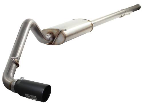 aFe Power - 49-44016-B | AFE Power MACH Force-Xp 3 IN 409 Stainless Steel Cat-Back Exhaust System w/Black Tip (2009-2013 Silverado, Sierra 1500 V6-4.3L/V8-4.8L/5.3L)