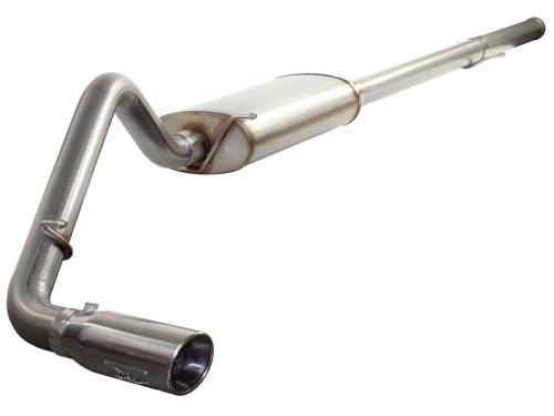 aFe Power - 49-44016-P | AFE Power MACH Force-Xp 3 IN 409 Stainless Steel Cat-Back Exhaust System w/Polished Tip (2009-2013 Silverado, Sierra 1500 V6-4.3L/V8-4.8L/5.3L)