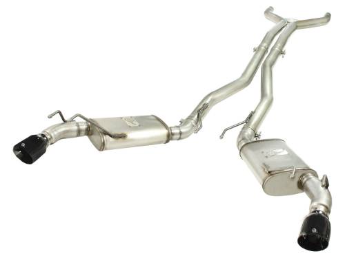 aFe Power - 49-44039-B | AFE Power MACH Force-Xp 3 IN 409 Stainless Steel Cat-Back Exhaust System w/Black Tip (2010-2013 Camaro SS V8-6.2L)