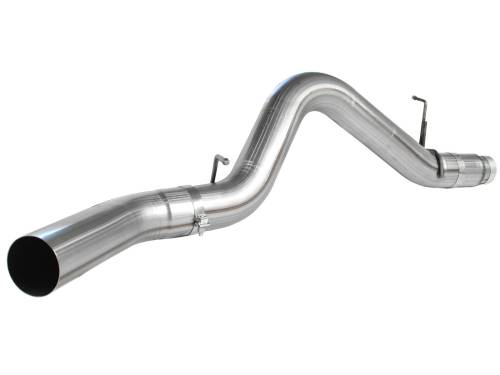 aFe Power - 49-44041 | AFE Power Large Bore-HD 5 IN 409 Stainless Steel DPF-Back Exhaust System (2011-2016 Silverado, Sierra 2500 HD, 3500 HD V8-6.6L td)