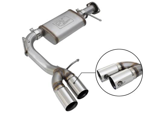 aFe Power - 49-44061-P | AFE Power Rebel Series 3 IN 409 Stainless Steel Cat-Back Exhaust System w/Polished Tip (2015-2020 Colorado L4-2.5L/V6-3.6L)