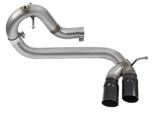 aFe Power - 49-44065-B | AFE Power Rebel Series 3 IN 409 Stainless Steel DPF-Back Exhaust System w/Black Tip (2016-2020 Colorado L4-2.8L)