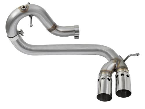 aFe Power - 49-44065-P | AFE Power Rebel Series 3 IN 409 Stainless Steel DPF-Back Exhaust System w/Polished Tip (2016-2020 Colorado L4-2.8L)