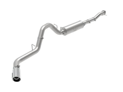 aFe Power - 49-44122-P | AFE Power Apollo GT Series 4 IN 409 Stainless Steel Cat-Back Exhaust System w/ Polish Tip (2020-2024 Silverado, Sierra 2500 HD, 3500 HD V8-6.6L)