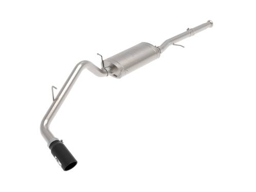 aFe Power - 49-44136-B | AFE Power Apollo GT Series 3 IN 409 Stainless Steel Cat-Back Exhaust System w/ Black Tip (2009-2018 Silverado, Sierra 1500 V6-4.3L/V8-4.8/5.3L)