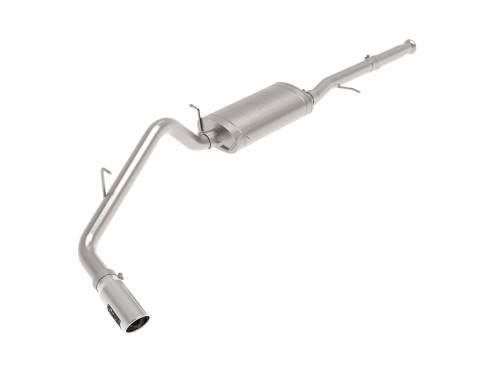 aFe Power - 49-44136-P | AFE Power Apollo GT Series 3 IN 409 Stainless Steel Cat-Back Exhaust System w/ Polish Tip (2009-2018 Silverado, Sierra 1500 V6-4.3L/V8-4.8/5.3L)