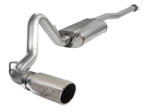 aFe Power - 49-46001-1P | AFE Power MACH Force-Xp 3 IN 409 Stainless Steel Cat-Back Exhaust System w/Polished Tip (2005-2012 Tacoma V6-4.0L)