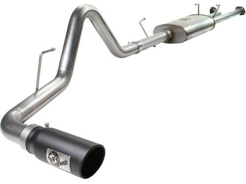 aFe Power - 49-46006-B | AFE Power MACH Force-Xp 3 IN 409 Stainless Steel Cat-Back Exhaust System w/Black Tip (2007-2009 Tundra V8-5.7L)