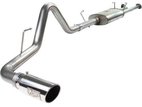 aFe Power - 49-46006-P | AFE Power MACH Force-Xp 3 IN 409 Stainless Steel Cat-Back Exhaust System w/Polished Tip (2007-2009 Tundra V8-5.7L)