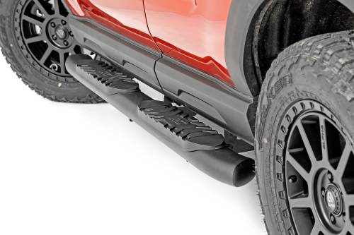 Rough Country - 21006 | Rough Country Oval Nerf Steps (2021-2024 Bronco Sport 4WD)