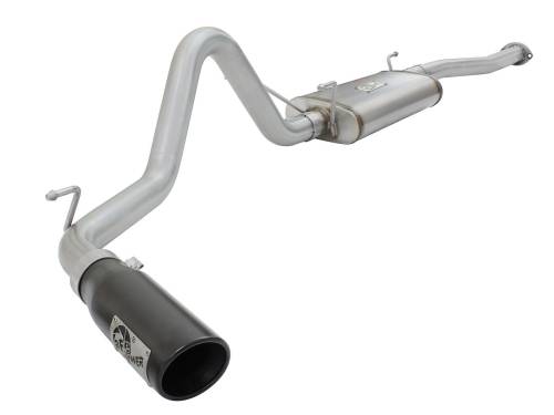 aFe Power - 49-46024-B | AFE Power MACH Force-Xp 2-1/2 IN 409 Stainless Steel Cat-Back Exhaust System w/Black Tip (2013-2015 Tacoma L4-2.7L)