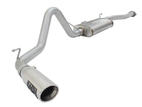 aFe Power - 49-46024-P | AFE Power MACH Force-Xp 2-1/2 IN 409 Stainless Steel Cat-Back Exhaust System w/Polished Tip (2013-2015 Tacoma L4-2.7L)