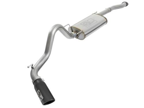 aFe Power - 49-46026-B | AFE Power MACH Force-Xp 3 IN 409 Stainless Steel Cat-Back Exhaust System w/Black Tip (2016-2023 Tacoma V6-3.5L)