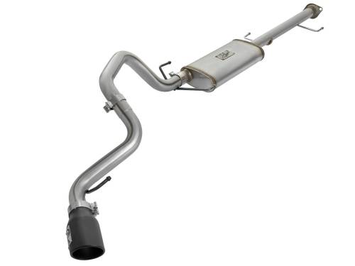 aFe Power - 49-46027-B | AFE Power MACH Force-Xp 2-1/2 IN 409 Stainless Steel Cat-Back Exhaust System w/Black Tip (2007-2018 FJ Cruiser V6-4.0L)