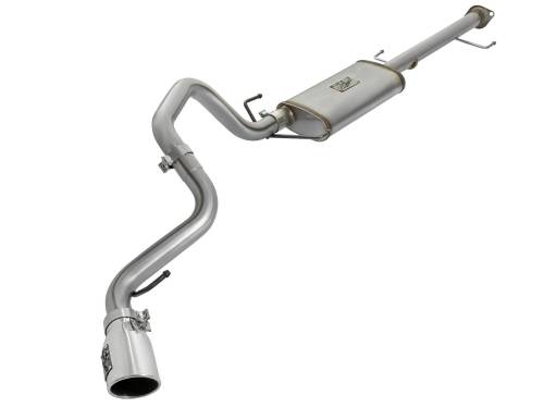 aFe Power - 49-46027-P | AFE Power MACH Force-Xp 2-1/2 IN 409 Stainless Steel Cat-Back Exhaust w/Polished Tip (2007-2018 FJ Cruiser V6-4.0L)